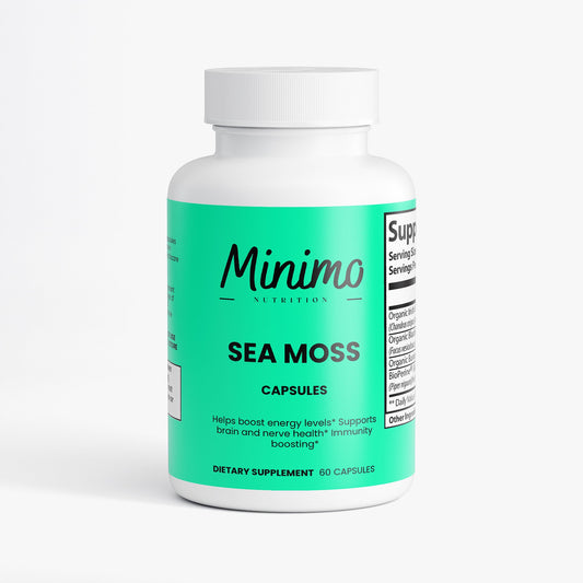Sea Moss with Bladderwrack and Burdock Root, 60 ct. - Triathlete Store