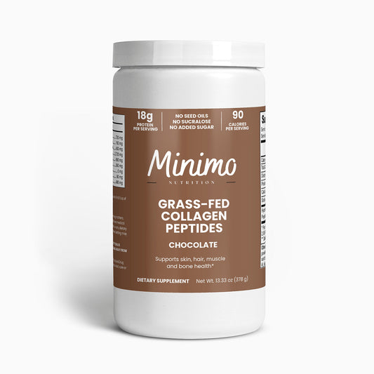 Grass-Fed Collagen Peptides Powder (Chocolate), 13.3 oz.