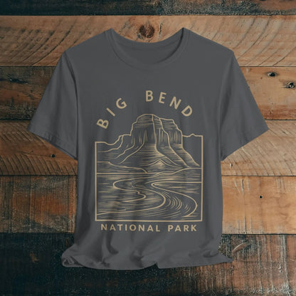 Big Bend National Park Unisex Fit Soft T-Shirt Curving River