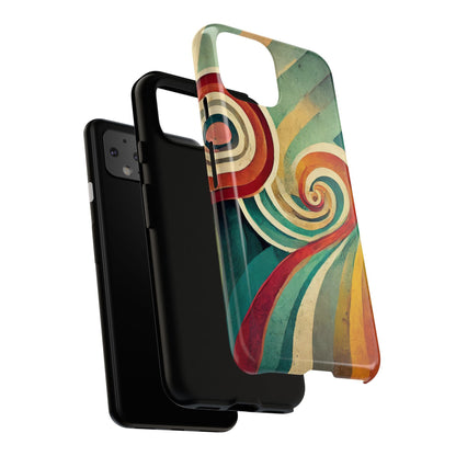 Colorful Swirl Tough Phone Case