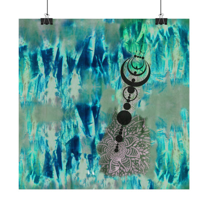 Nazca Lines & Crop Circles Watercolor Matte Posters