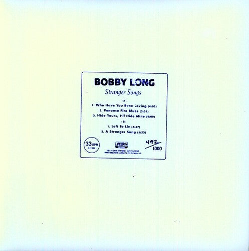 Bobby Long - Stranger Songs (10") [12" Vinyl]