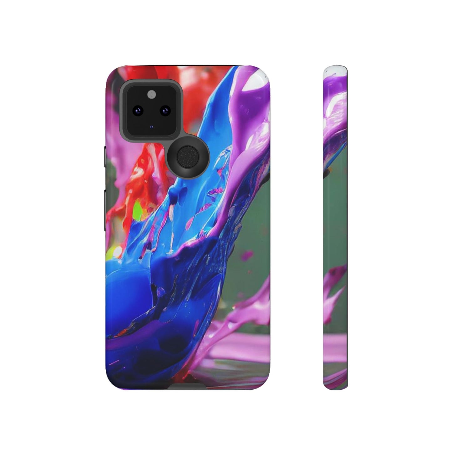 Vibrant Color Splash Tough Phone Case