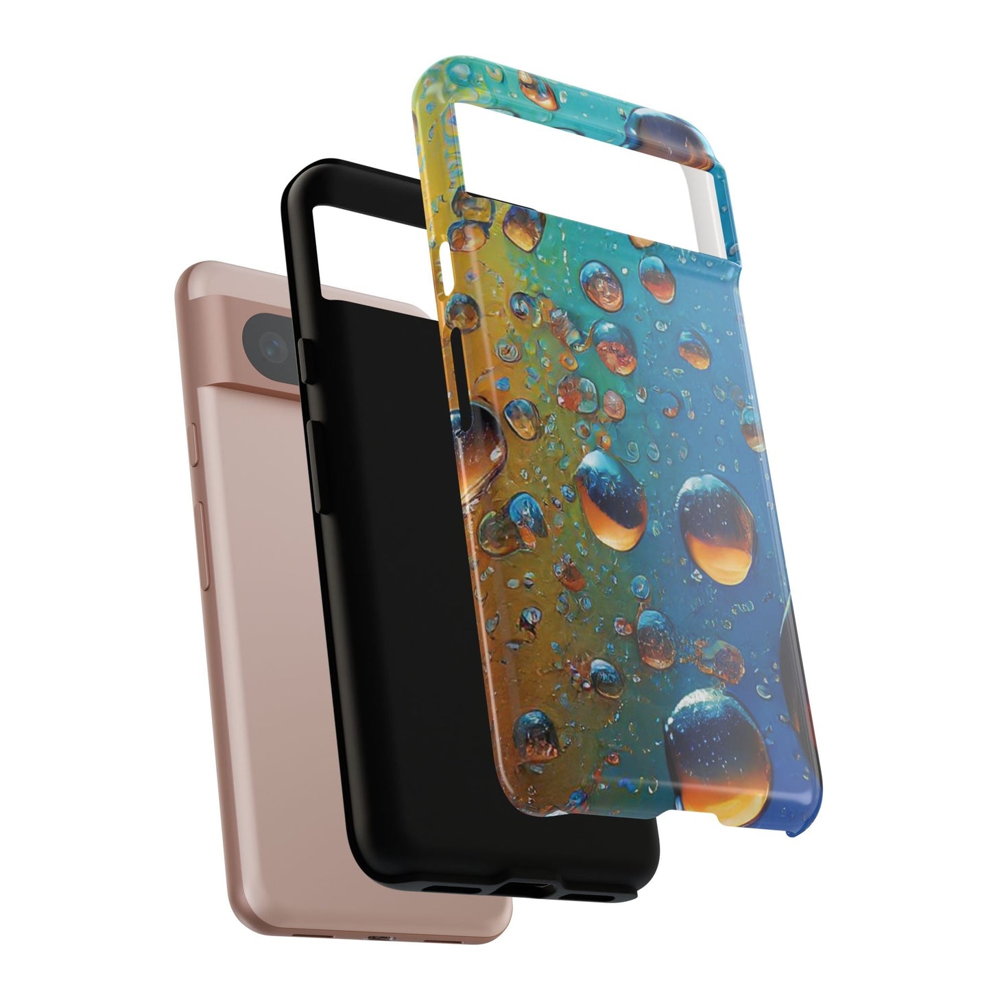 Colorful Water Droplets Tough Phone Case