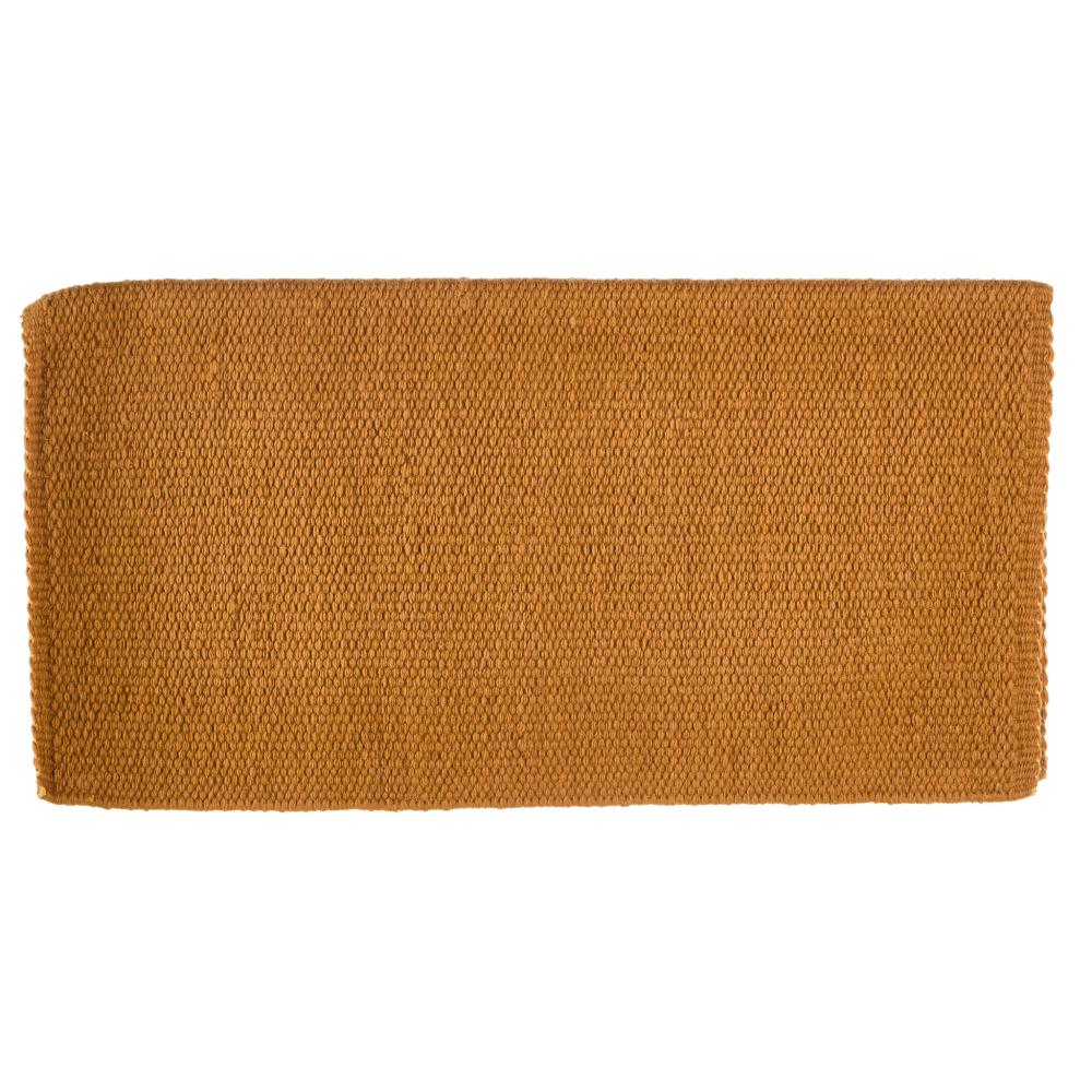 1314-10 San Juan Solid Gold 36x34 New Zealand Wool Saddle Blanket GOLD