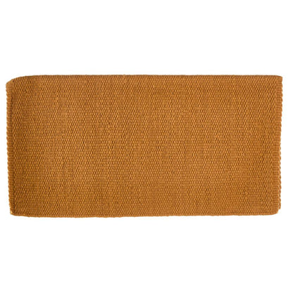 1314-10 San Juan Solid Gold 36x34 New Zealand Wool Saddle Blanket GOLD