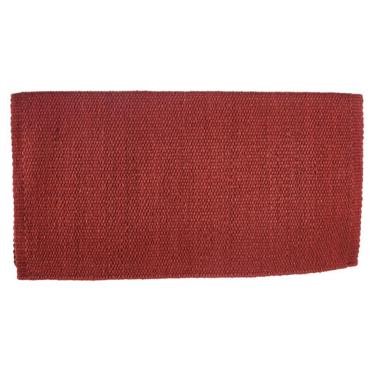 1314-94 San Juan Solid Tabasco 36x34 New Zealand Wool Saddle Blanket