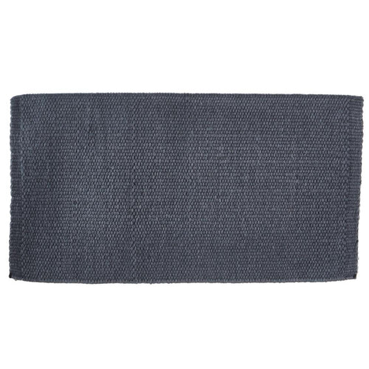 1314C-93 San Juan Solid Charcoal 38x34 New Zealand Wool Saddle Blanket