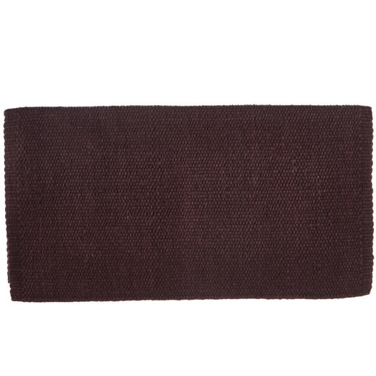1314-96 San Juan Solid Expresso 36x34 New Zealand Wool Saddle Blanket