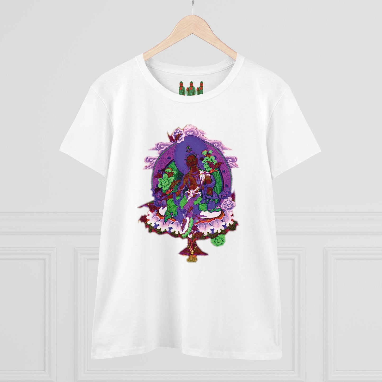 Buddha Pastel Sketch Women's Cotton Tee