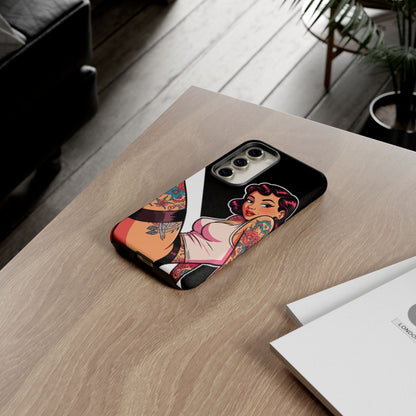 Vintage Tattoo Beauty Tough Phone Case