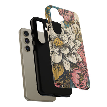 Beautiful White Floral Tough Case