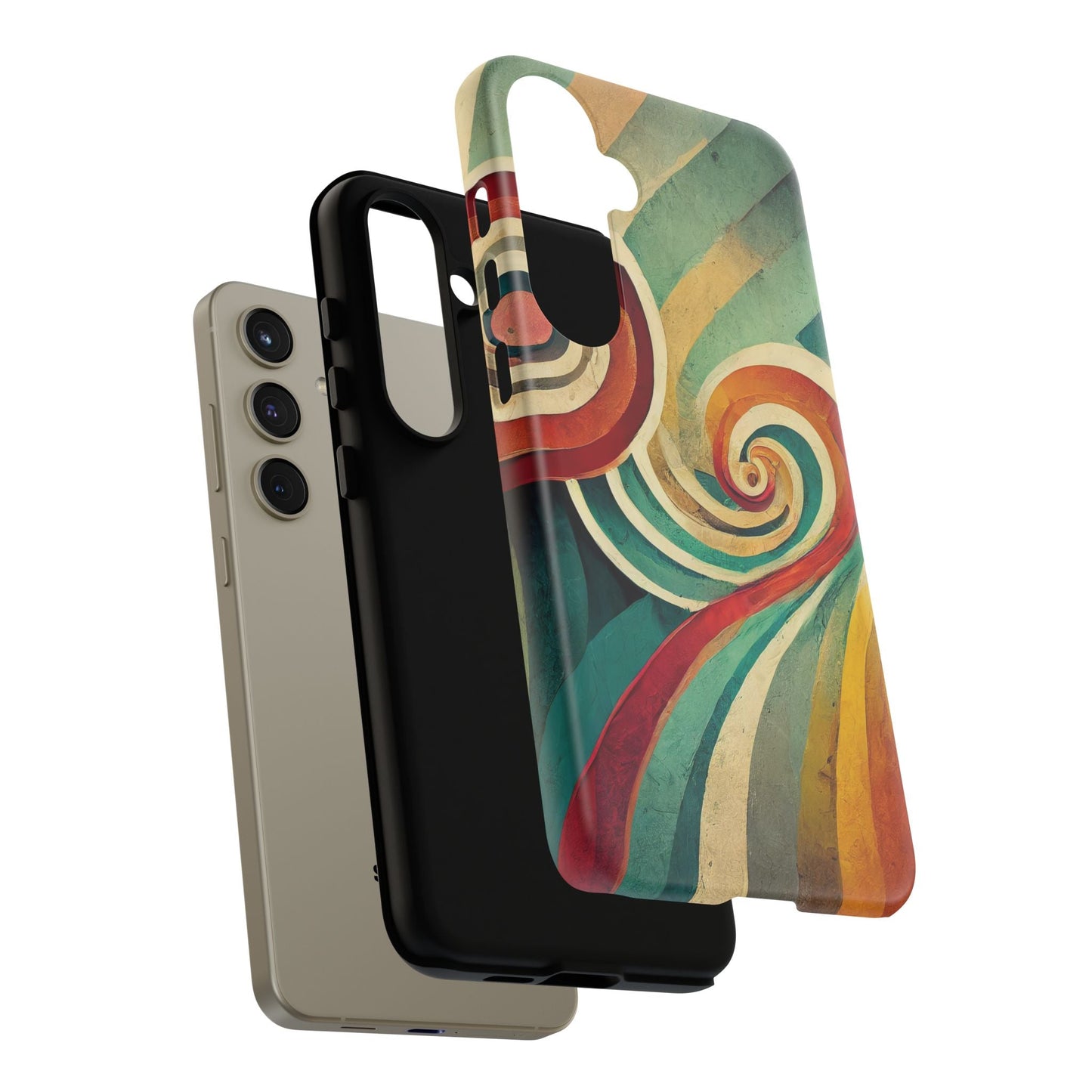 Colorful Swirl Tough Phone Case