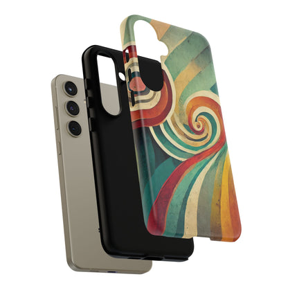 Colorful Swirl Tough Phone Case