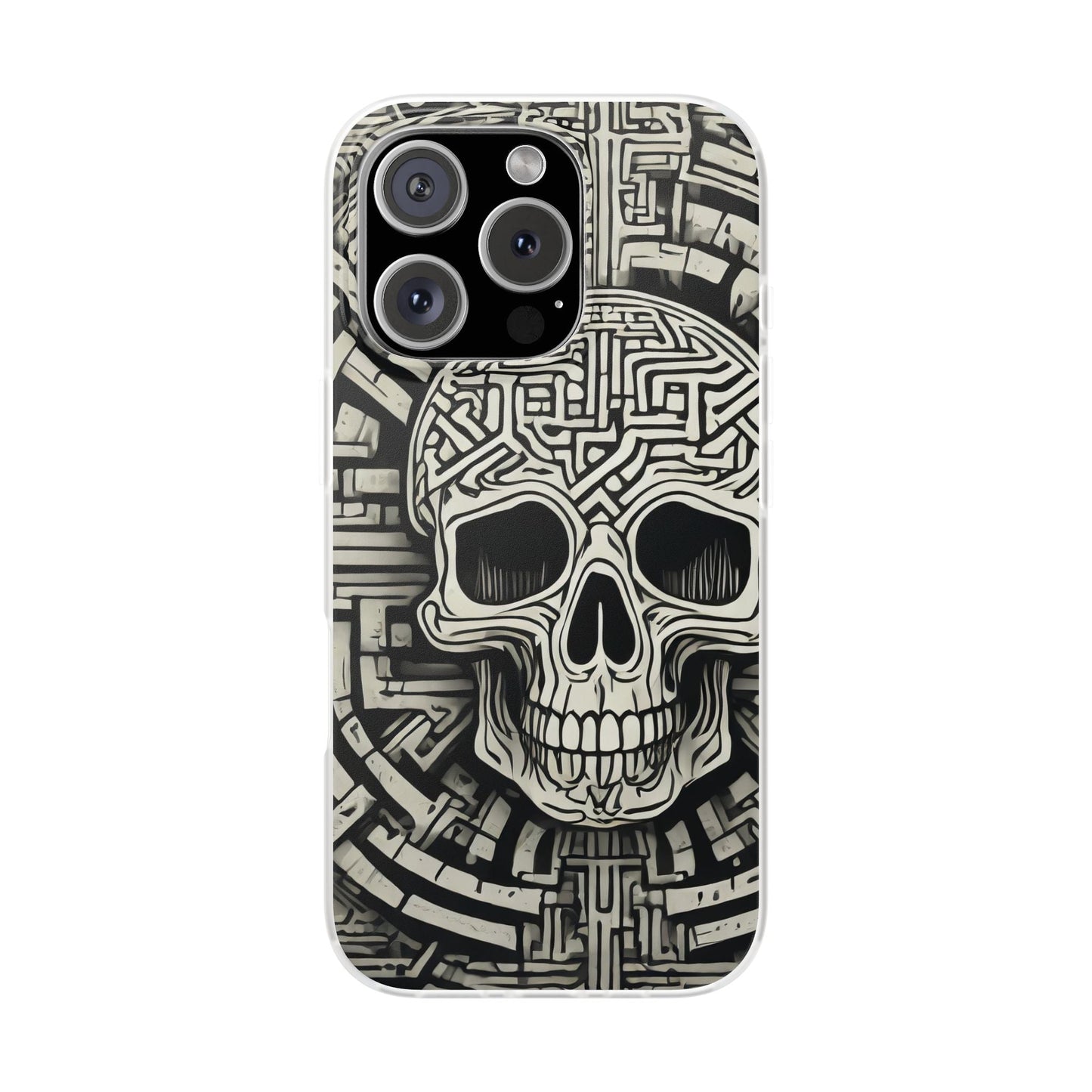 Gothic Skull Maze Flexi Case