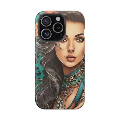 Vibrant Beauty Magnetic Tough Phone Case