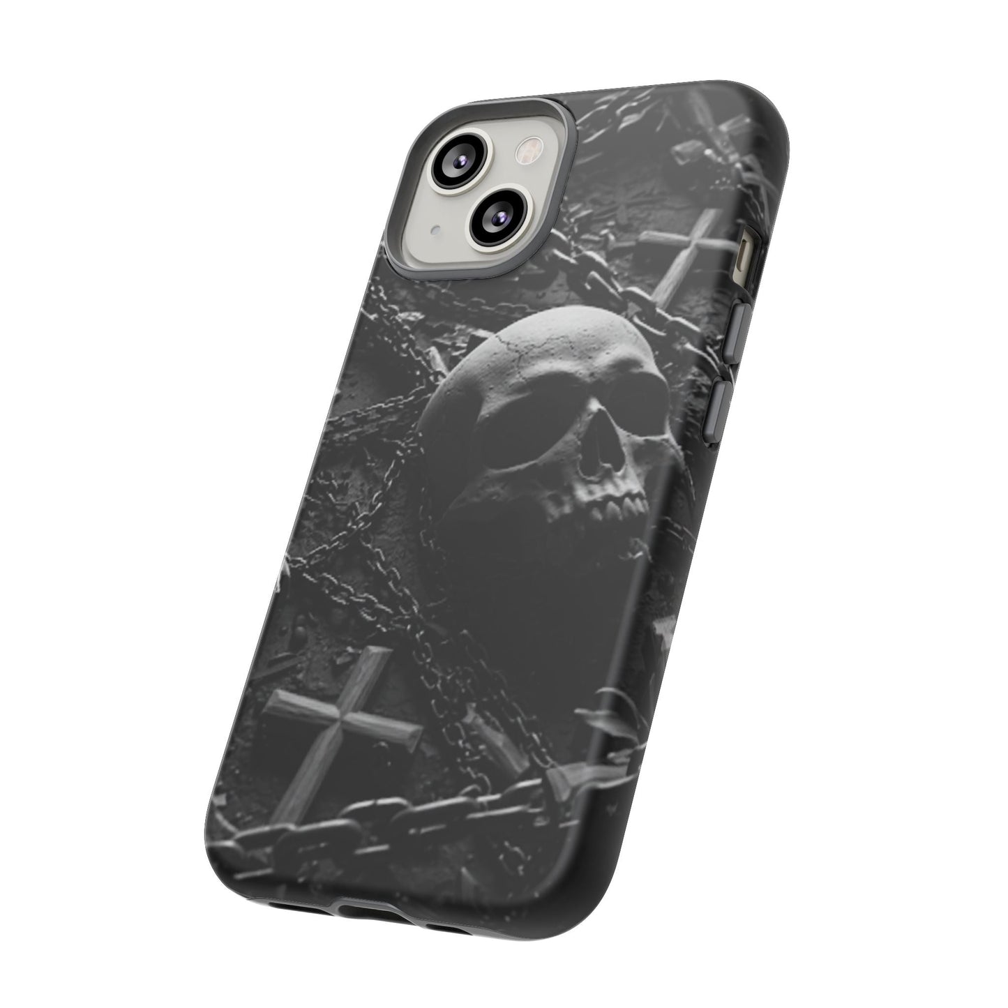 Gothic Skull Tough Phone Case
