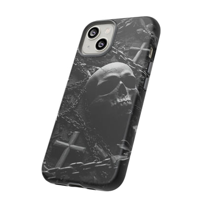 Gothic Skull Tough Phone Case