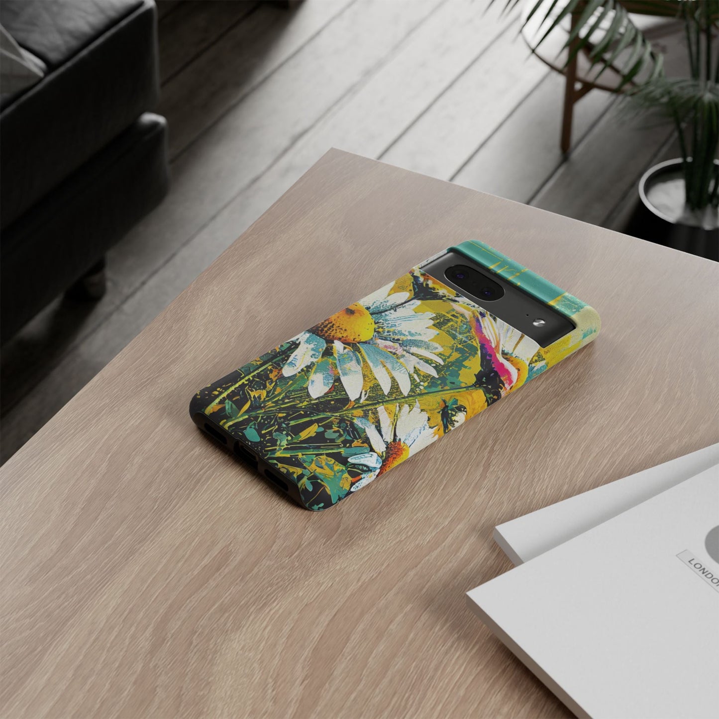 Colorful Daisy Floral Tough Phone Case