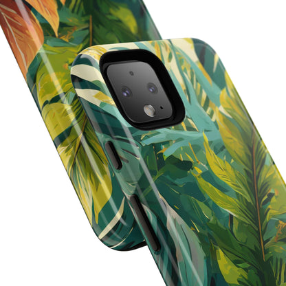 Tropical Leaf Tough Phone Case