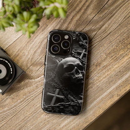 Gothic Skull Tough Phone Case