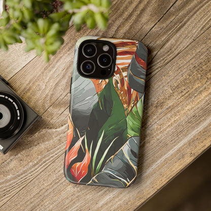 Tropical Leaf Tough Phone Case