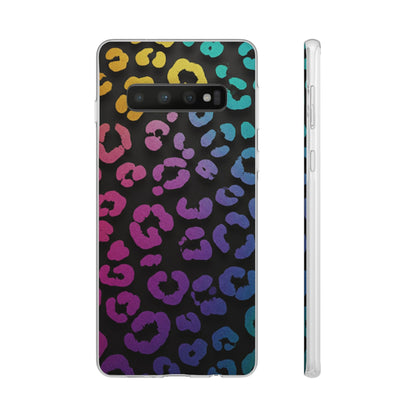 Vibrant Leopard Print Flexi Phone Case