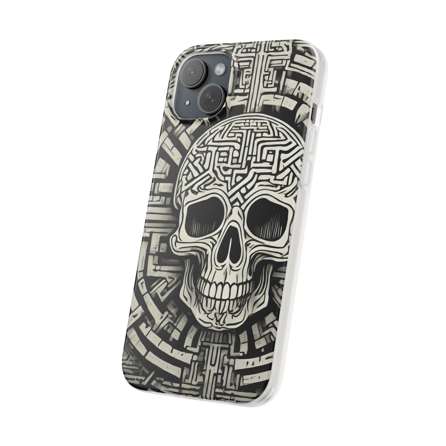 Gothic Skull Maze Flexi Case