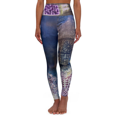 Purple Kaleidoscope Remixx Yoga Leggings