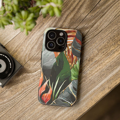 Tropical Leaf Tough Phone Case