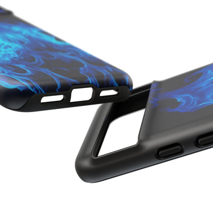 Blue Flames Tough  Phone Case