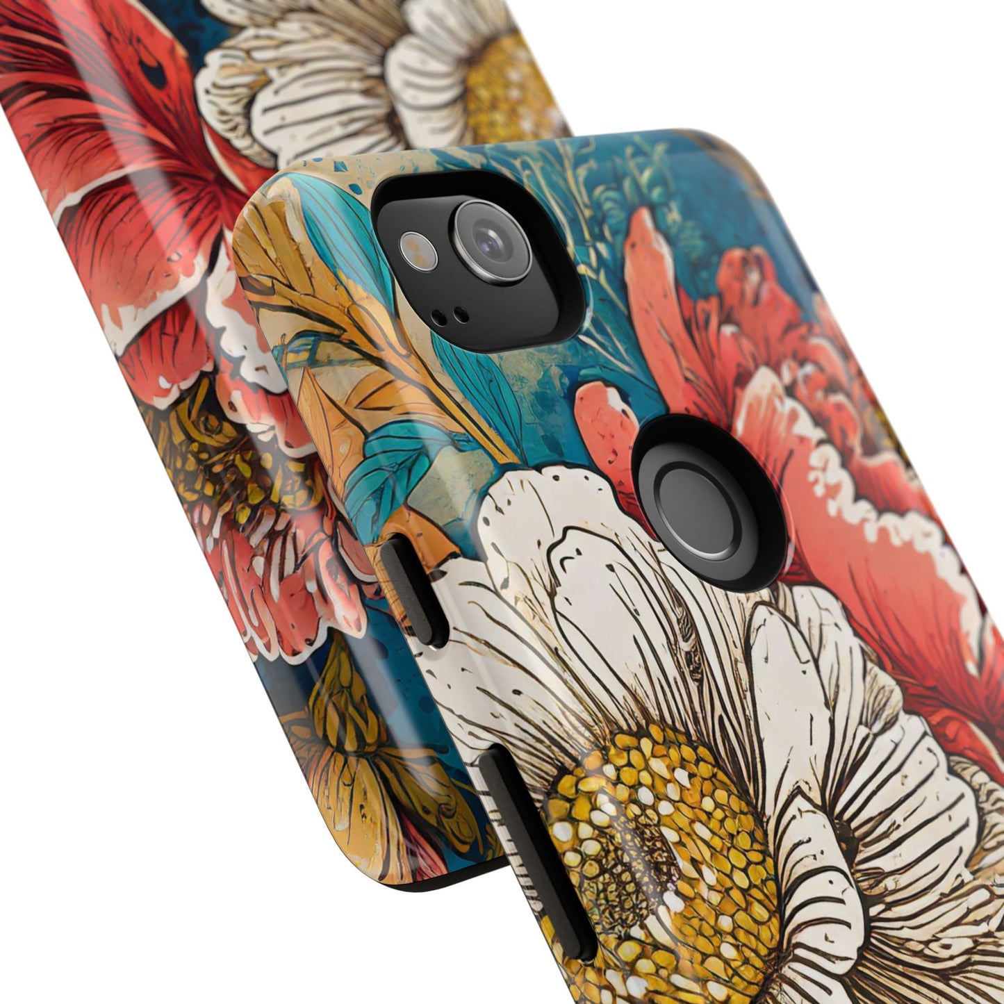 Artistic Floral Tough Phone Case