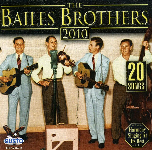 Bailes Brothers - 20 Songs Music CD