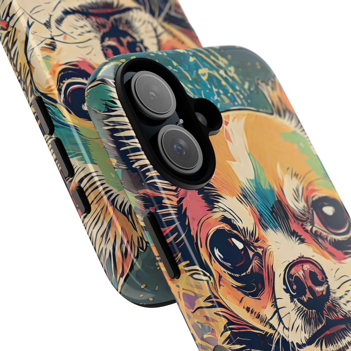 Abstract Chihuahua Tough Phone Cases
