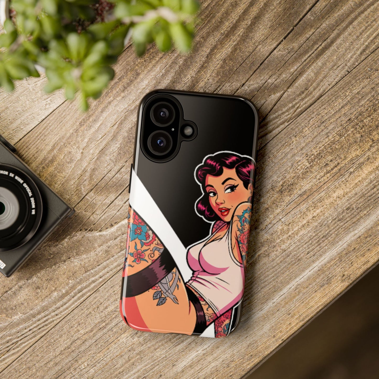 Vintage Tattoo Beauty Tough Phone Case