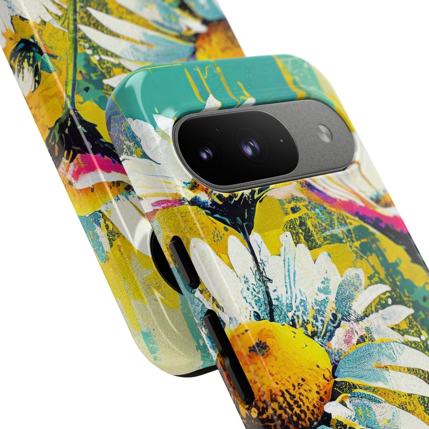 Colorful Daisy Floral Tough Phone Case