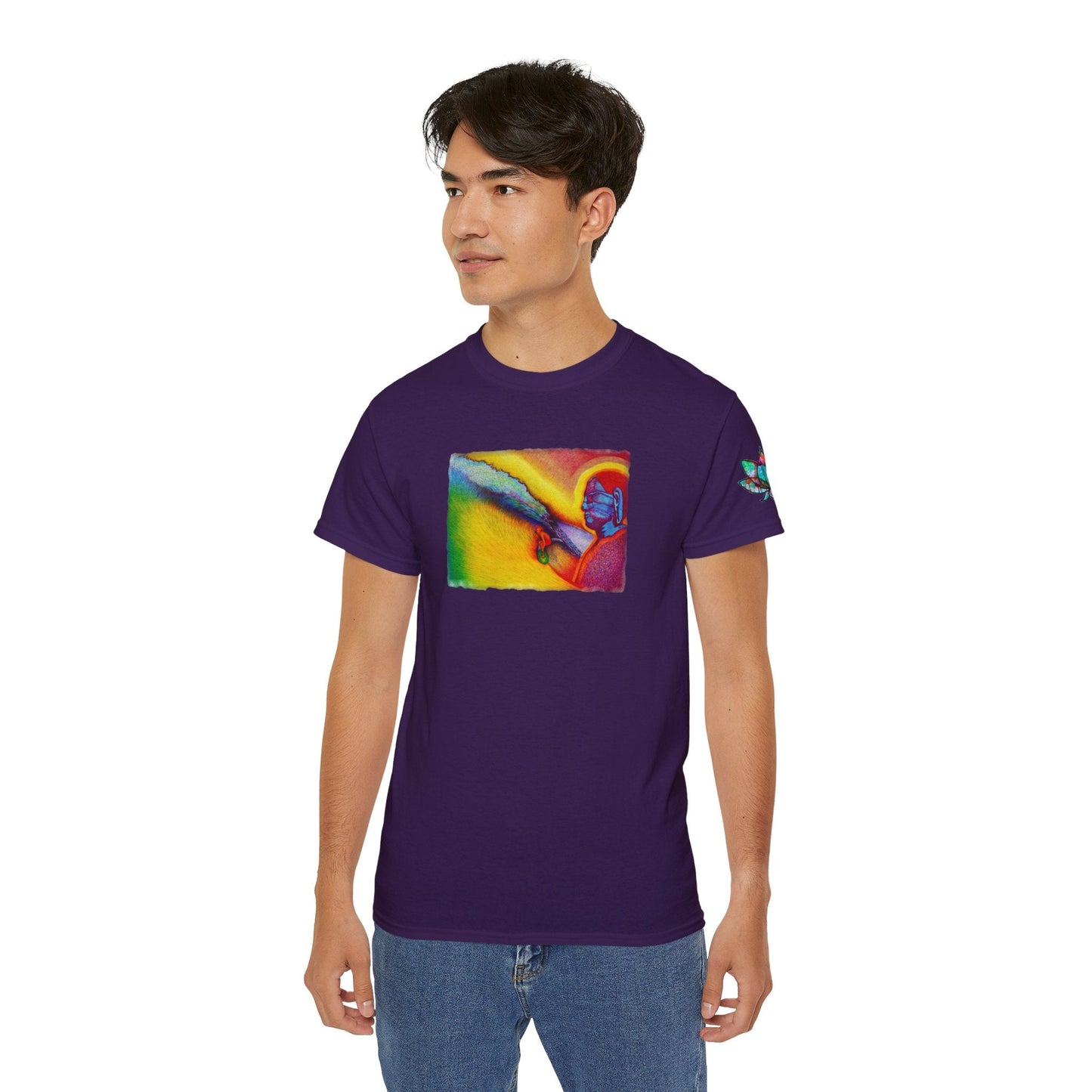 Surf is My Buddha Tablet Print Unisex Ultra Cotton Tee