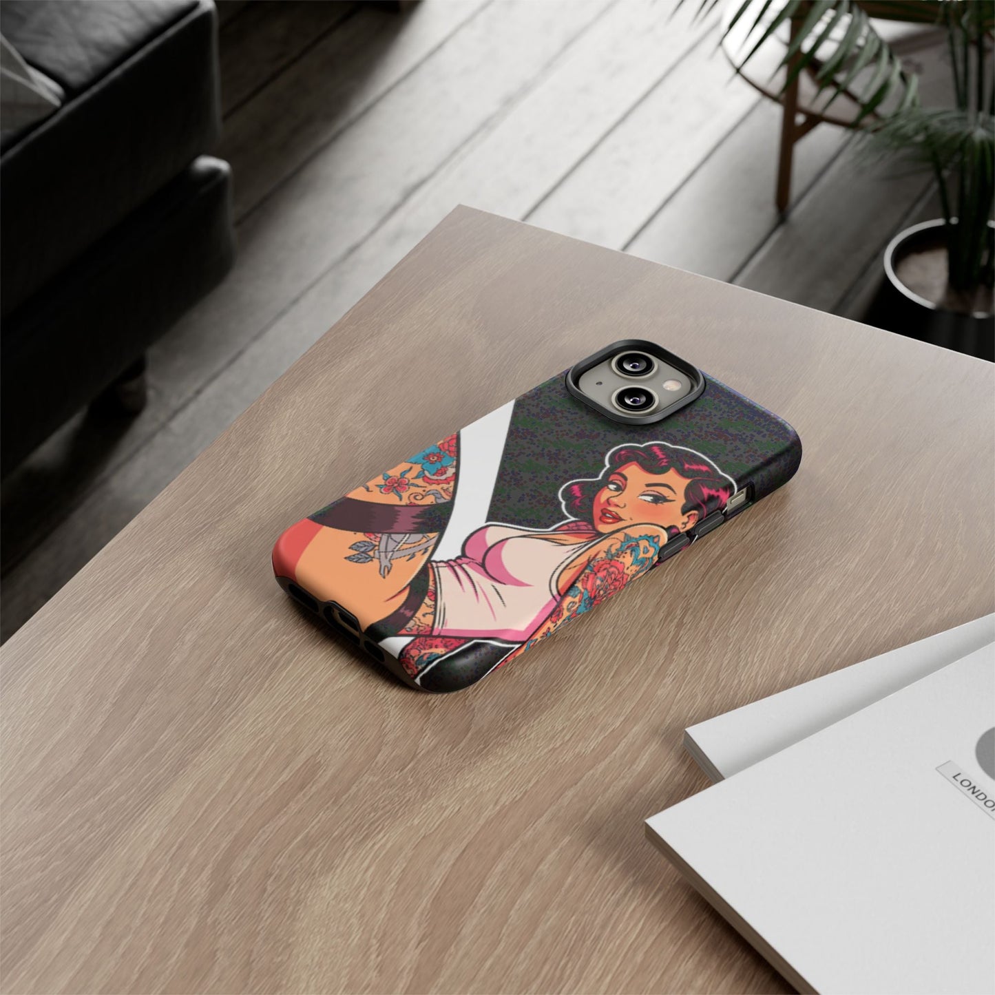 Vintage Tattoo Beauty Tough Phone Case