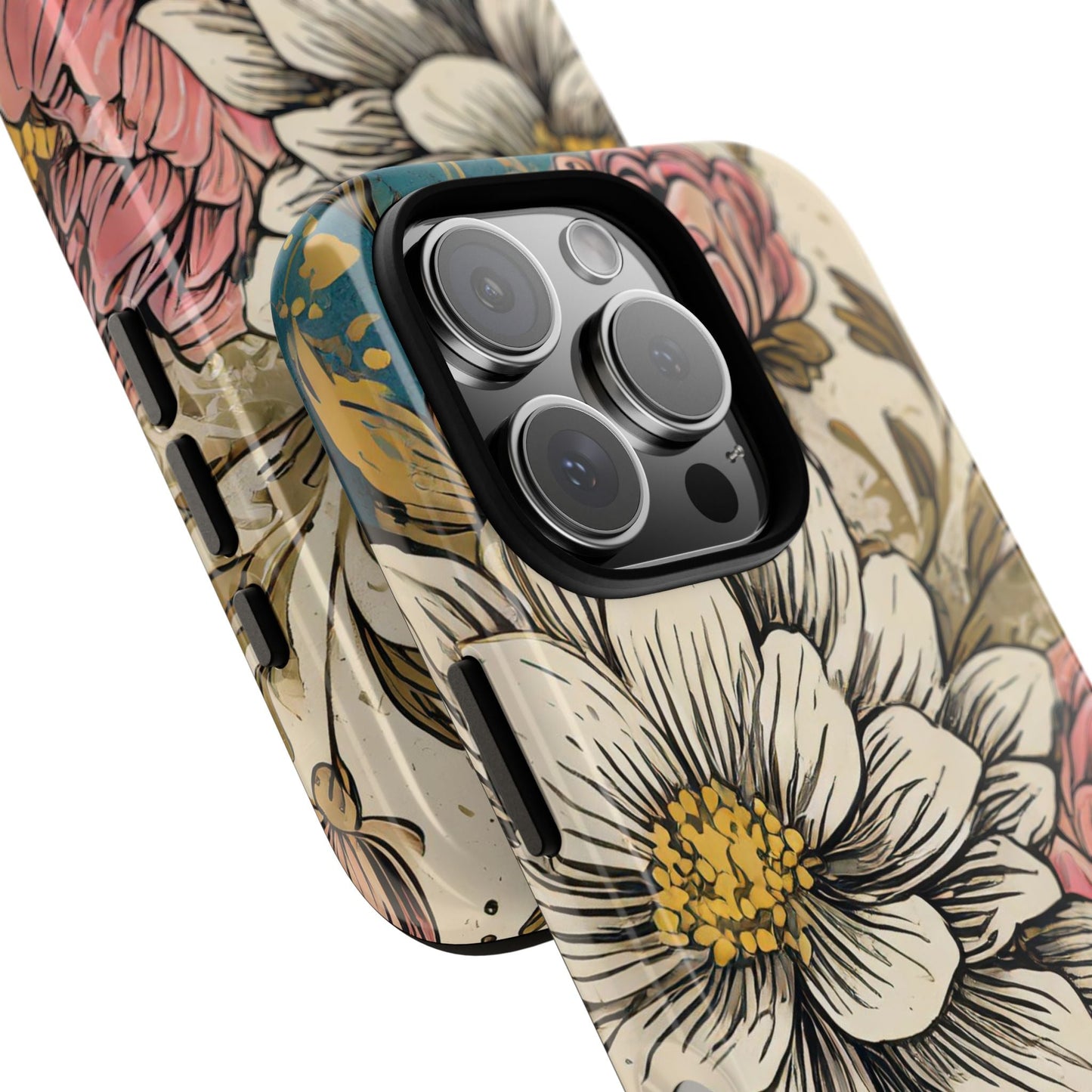 Beautiful White Floral Tough Case