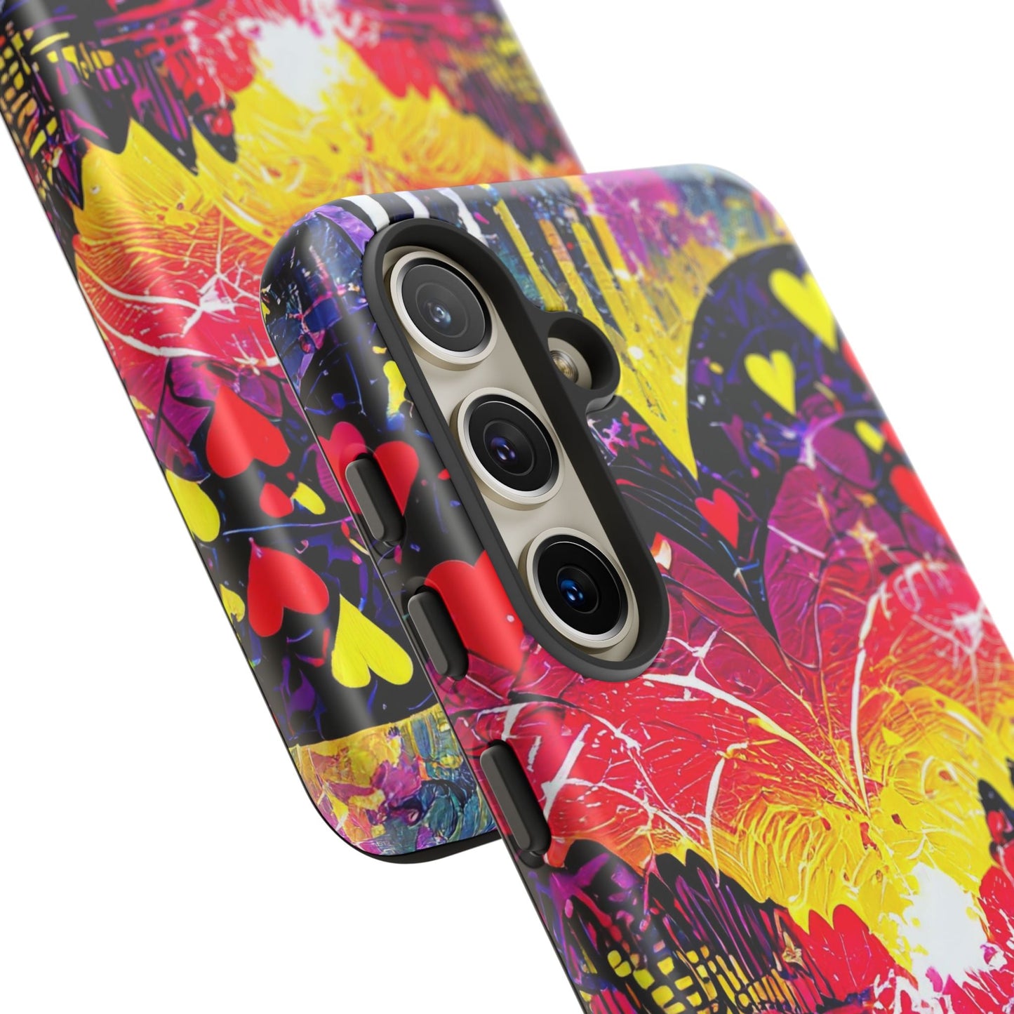 Vibrant Heart Sunset Tough Phone Case