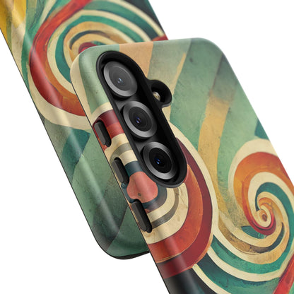 Colorful Swirl Tough Phone Case