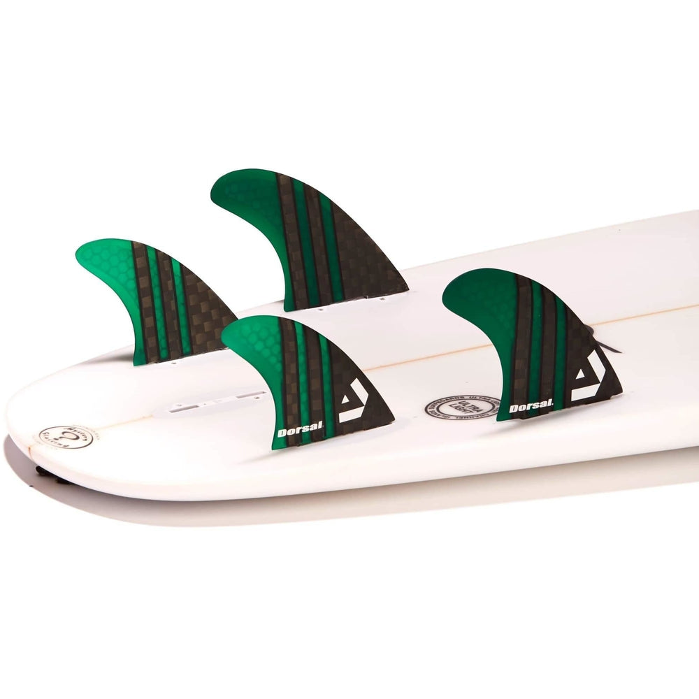 DORSAL Surfboard Fins Quad 4 Set FCS Compatible