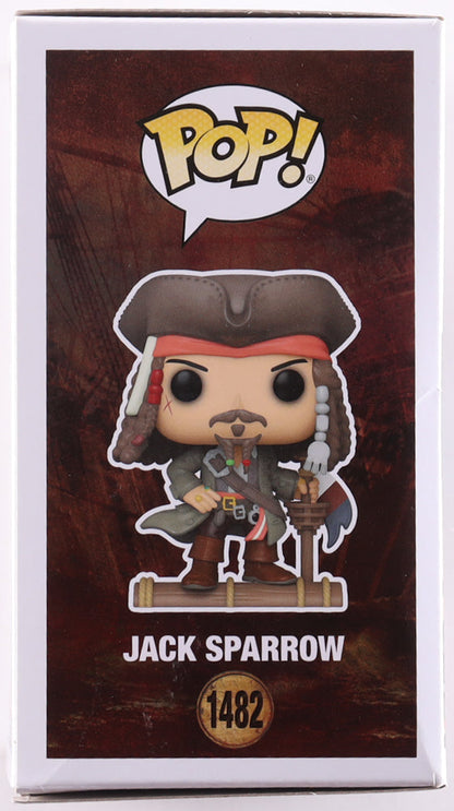 Johnny Depp Signed "Pirates Of The Caribbean" #1482 Jack Sparrow Funko Pop! Vinyl Figure (Beckett)