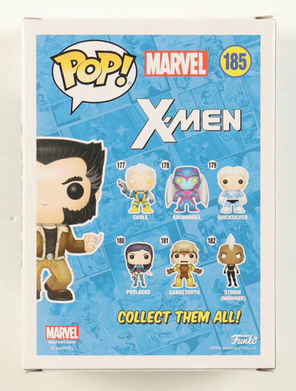 Hugh Jackman Signed "X-Men" #185 Logan Funko Pop! Vinyl Bobble-Head Figure (AutographCOA)