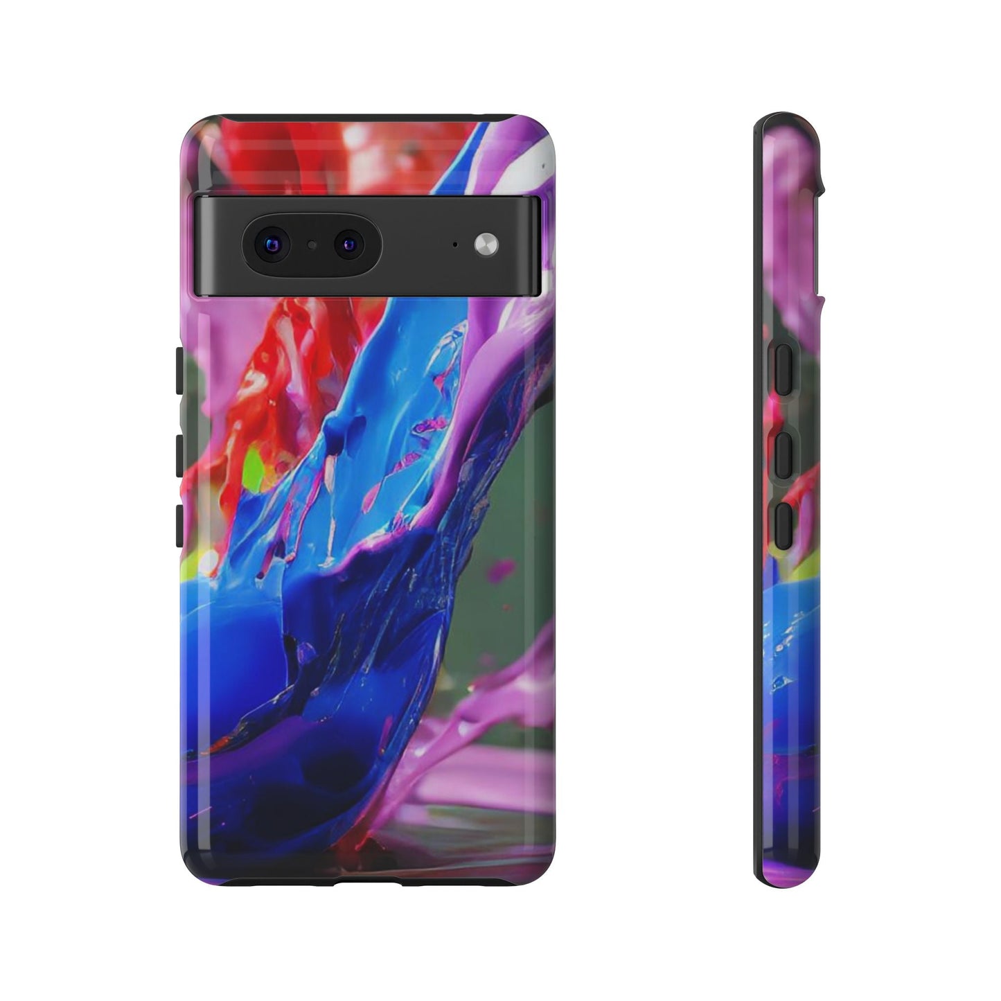 Vibrant Color Splash Tough Phone Case