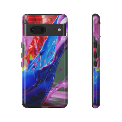 Vibrant Color Splash Tough Phone Case
