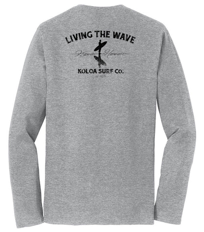 Koloa Surfer on the Beach Long Sleeve Lightweight T-Shirts