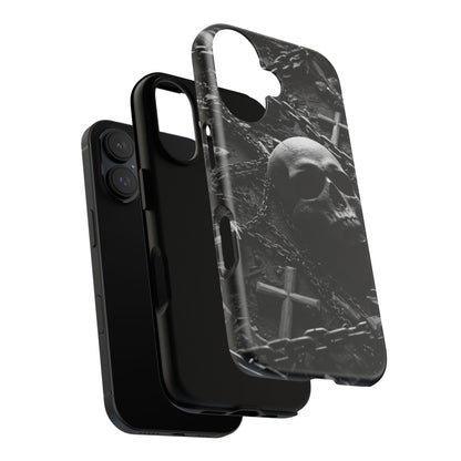 Gothic Skull Tough Phone Case