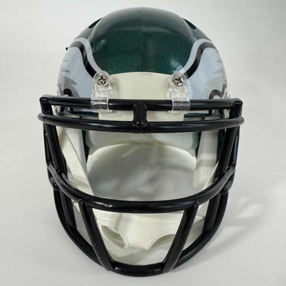 Autographed/Signed LeSean McCoy Philadelphia Eagles Mini Football Helmet JSA COA