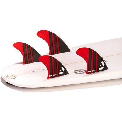 DORSAL Surfboard Fins Quad 4 Set FCS Compatible